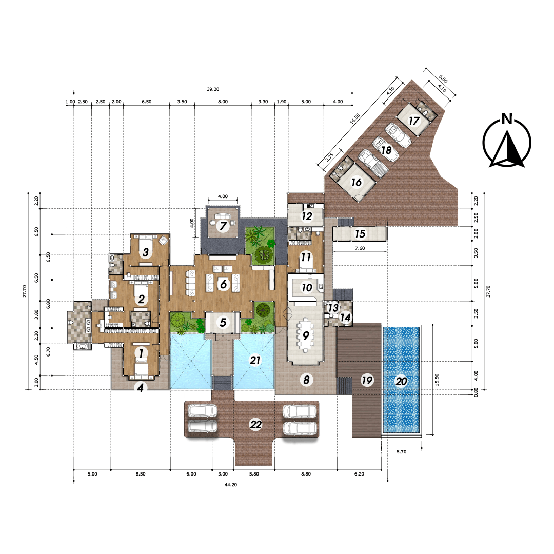 Floor plan Lanna Ws